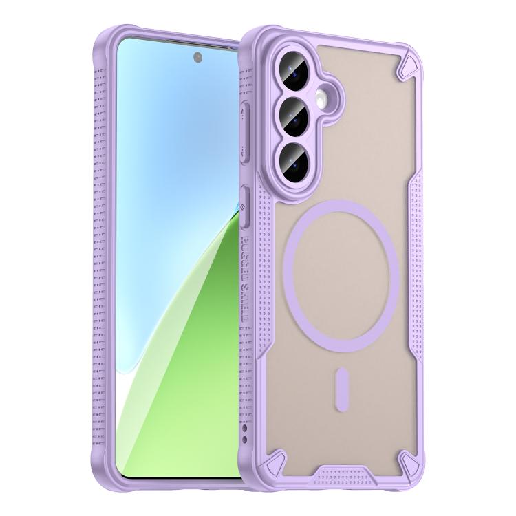 Armor Glaze MagSafe Magnetic Phone Case, For Galaxy S26 FE 5G, For Samsung Galaxy S26+ 5G, For Samsung Galaxy S26 Ultra 5G, For Samsung Galaxy S26 5G, For Samsung Galaxy S25 FE 5G, For Samsung Galaxy S25 Edge 5G, For Samsung Galaxy S25 5G / S24 5G     ...