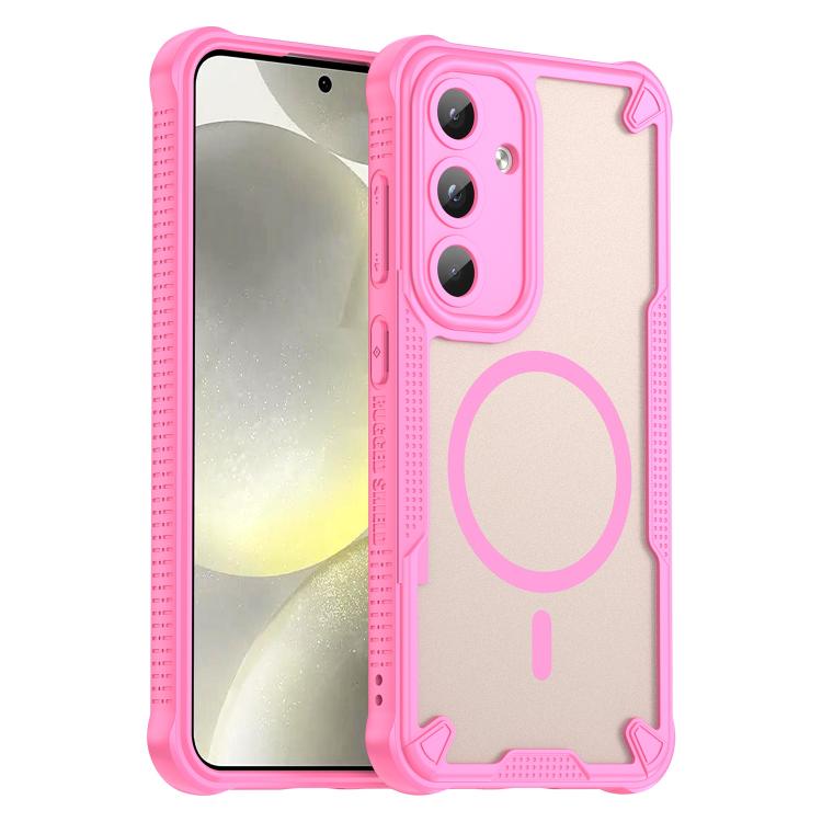 Armor Glaze MagSafe Magnetic Phone Case, For Galaxy S26 FE 5G, For Samsung Galaxy S26+ 5G, For Samsung Galaxy S26 Ultra 5G, For Samsung Galaxy S26 5G, For Samsung Galaxy S25 FE 5G, For Samsung Galaxy S25 Edge 5G, For Samsung Galaxy S25 5G / S24 5G     ...