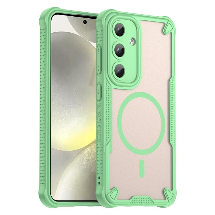 Armor Glaze MagSafe Magnetic Phone Case, For Galaxy S26 FE 5G, For Samsung Galaxy S26+ 5G, For Samsung Galaxy S26 Ultra 5G, For Samsung Galaxy S26 5G, For Samsung Galaxy S25 FE 5G, For Samsung Galaxy S25 Edge 5G, For Samsung Galaxy S25 5G / S24 5G     ...