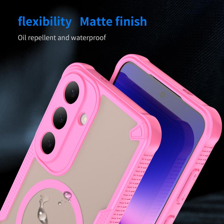 Armor Glaze MagSafe Magnetic Phone Case, For Galaxy S26 FE 5G, For Samsung Galaxy S26+ 5G, For Samsung Galaxy S26 Ultra 5G, For Samsung Galaxy S26 5G, For Samsung Galaxy S25 FE 5G, For Samsung Galaxy S25 Edge 5G, For Samsung Galaxy S25 5G / S24 5G     ...