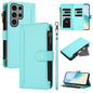 Magnetic Closure 9 Card Slots Zipper Leather Case with Hand Strap, For Samsung Galaxy S24 FE 5G, For Samsung Galaxy S24 Ultra 5G, For Samsung Galaxy S23 FE 5G, For Samsung Galaxy S23 Ultra 5G, For Samsung Galaxy S23+ 5G, For Samsung Galaxy S23 5G      ...