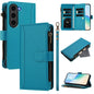 Magnetic Closure 9 Card Slots Zipper Leather Case with Hand Strap, For Samsung Galaxy S24 FE 5G, For Samsung Galaxy S24 Ultra 5G, For Samsung Galaxy S23 FE 5G, For Samsung Galaxy S23 Ultra 5G, For Samsung Galaxy S23+ 5G, For Samsung Galaxy S23 5G      ...