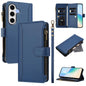 Magnetic Closure 9 Card Slots Zipper Leather Case with Hand Strap, For Samsung Galaxy S24 FE 5G, For Samsung Galaxy S24 Ultra 5G, For Samsung Galaxy S23 FE 5G, For Samsung Galaxy S23 Ultra 5G, For Samsung Galaxy S23+ 5G, For Samsung Galaxy S23 5G      ...