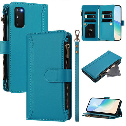 Magnetic Closure 9 Card Slots Zipper Leather Case with Hand Strap, For Samsung Galaxy S24 FE 5G, For Samsung Galaxy S24 Ultra 5G, For Samsung Galaxy S23 FE 5G, For Samsung Galaxy S23 Ultra 5G, For Samsung Galaxy S23+ 5G, For Samsung Galaxy S23 5G      ...