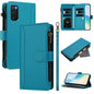 Magnetic Closure 9 Card Slots Zipper Leather Case with Hand Strap, For Samsung Galaxy S24 FE 5G, For Samsung Galaxy S24 Ultra 5G, For Samsung Galaxy S23 FE 5G, For Samsung Galaxy S23 Ultra 5G, For Samsung Galaxy S23+ 5G, For Samsung Galaxy S23 5G      ...