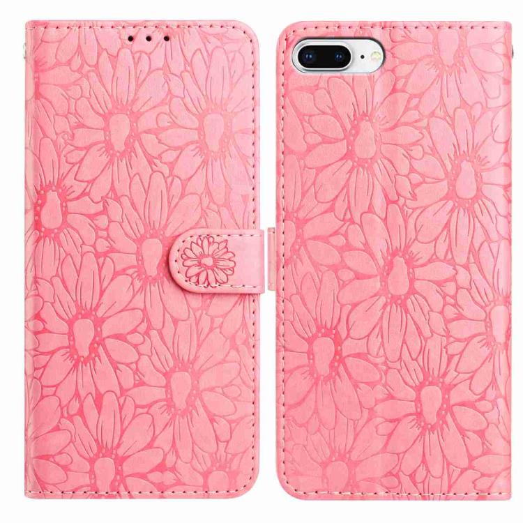 Daisy Embossed Leather Phone Case