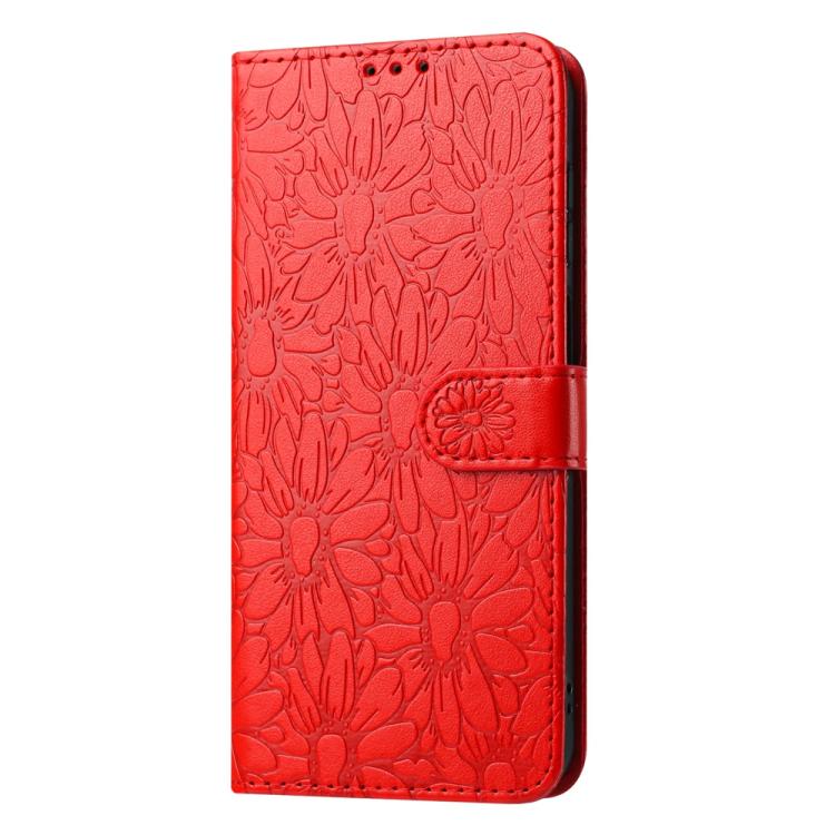 Daisy Embossed Leather Phone Case