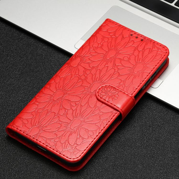 Daisy Embossed Leather Phone Case
