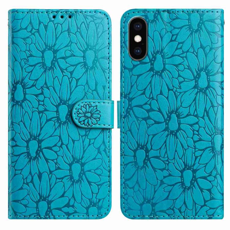 Daisy Embossed Leather Phone Case