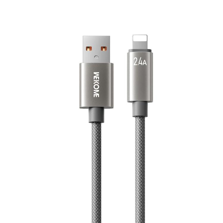WK WDC-63i 12W USB to 8 Pin Fast Charging Data Cable, Length: 1.2m