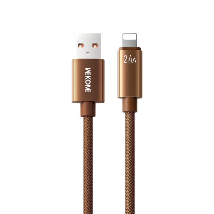 WK WDC-63i 12W USB to 8 Pin Fast Charging Data Cable, Length: 1.2m