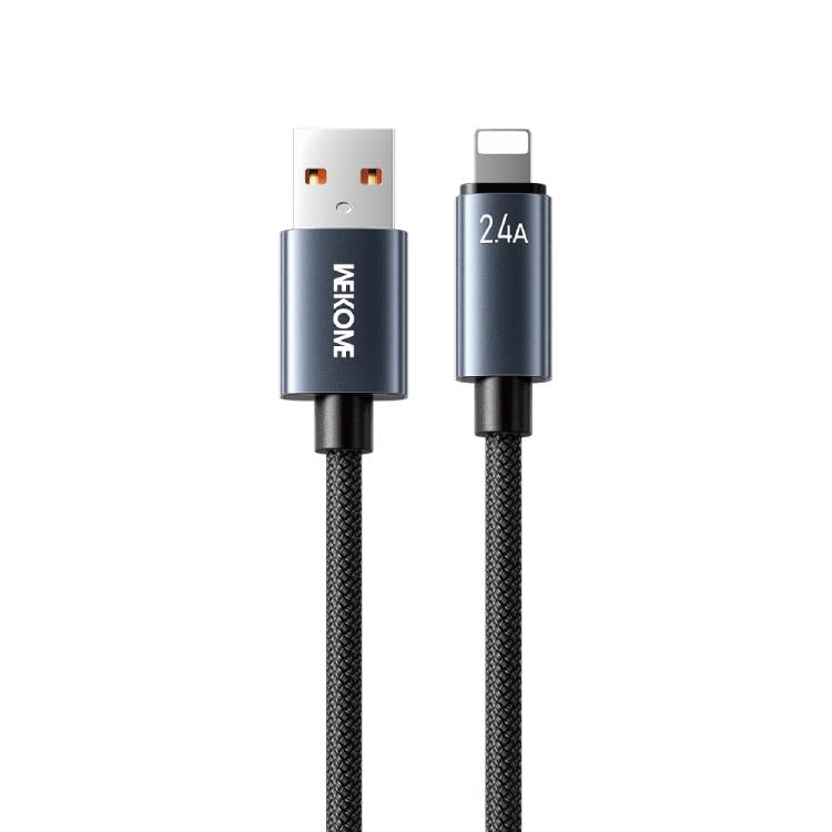 WK WDC-63i 12W USB to 8 Pin Fast Charging Data Cable, Length: 1.2m