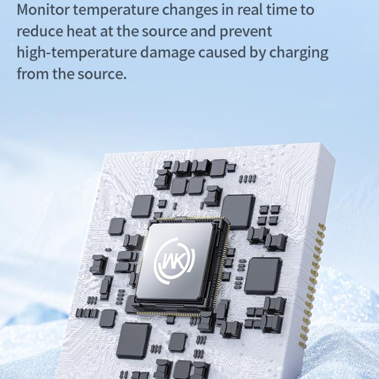 WK WDC-73 PD30W Type-C to 8 Pin Fast Charging Data Cable, Length: 1.2m