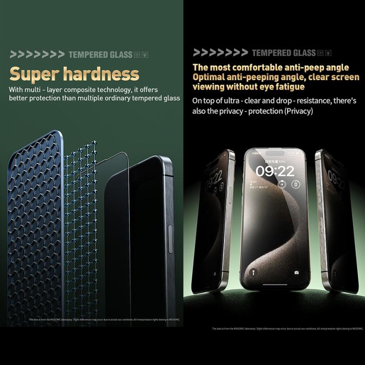 WK WTP-103 Jungle Series Kinkong Kyanite Ultra-hard 9D Curved HD Aluminum Glass Film