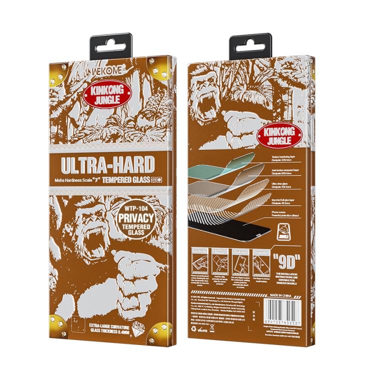 WK WTP-104 Jungle Series Kinkong Kyanite Ultra-hard 9D Curved Privacy Aluminum Glass Film