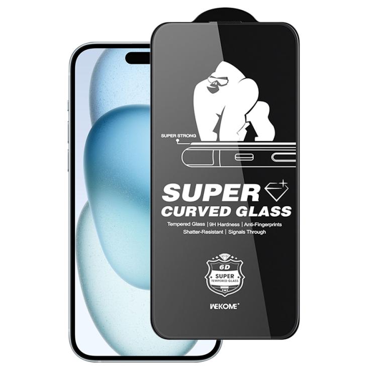 WK WTP-107 Kings KinKong 0.33mm 6D Curved HD Tempered Glass Film, No Black Frame