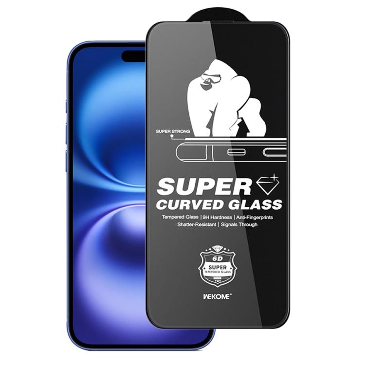 WK WTP-107 Kings KinKong 0.33mm 6D Curved HD Tempered Glass Film, No Black Frame