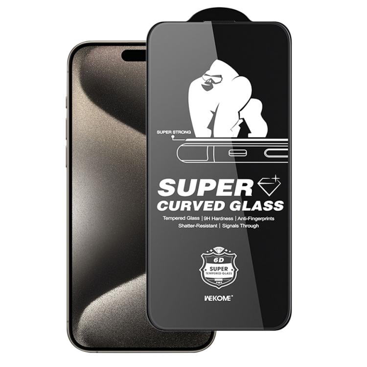 WK WTP-107 Kings KinKong 0.33mm 6D Curved HD Tempered Glass Film, No Black Frame