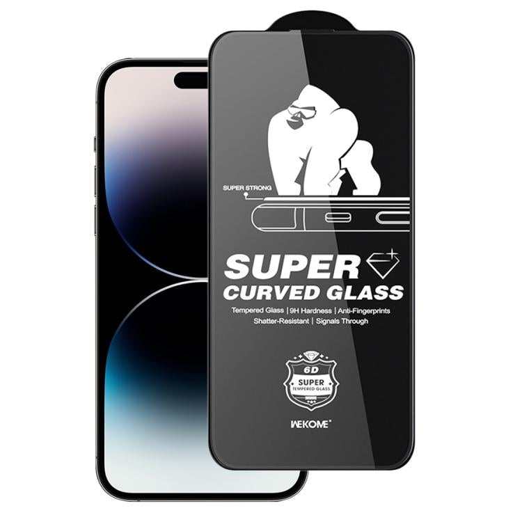 WK WTP-107 Kings KinKong 0.33mm 6D Curved HD Tempered Glass Film, No Black Frame