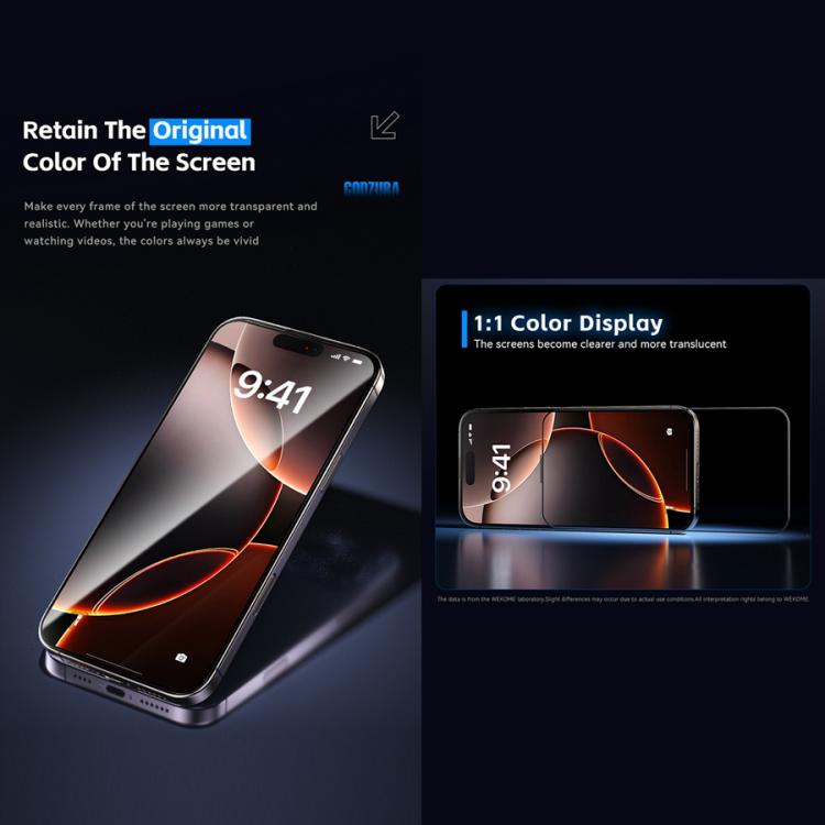 WK WTP-115 Easy Install 6D Curved Ultra-Fine Edge HD Tempered Glass Film