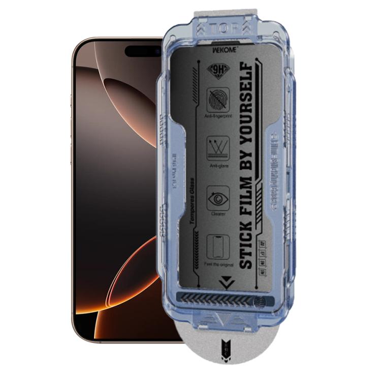 WK WTP-118 Easy Install 6D Curved Ultra-Fine Edge Frosted Privacy Tempered Glass Film