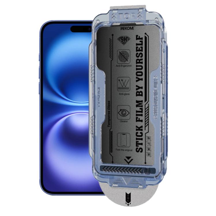 WK WTP-118 Easy Install 6D Curved Ultra-Fine Edge Frosted Privacy Tempered Glass Film