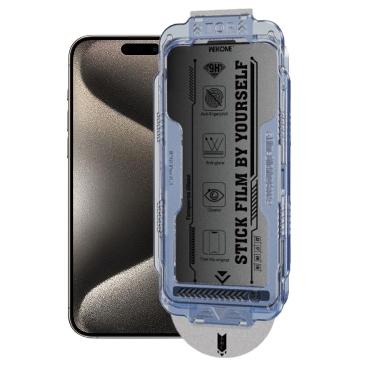 WK WTP-118 Easy Install 6D Curved Ultra-Fine Edge Frosted Privacy Tempered Glass Film