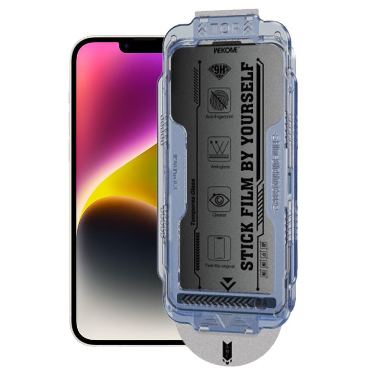 WK WTP-118 Easy Install 6D Curved Ultra-Fine Edge Frosted Privacy Tempered Glass Film