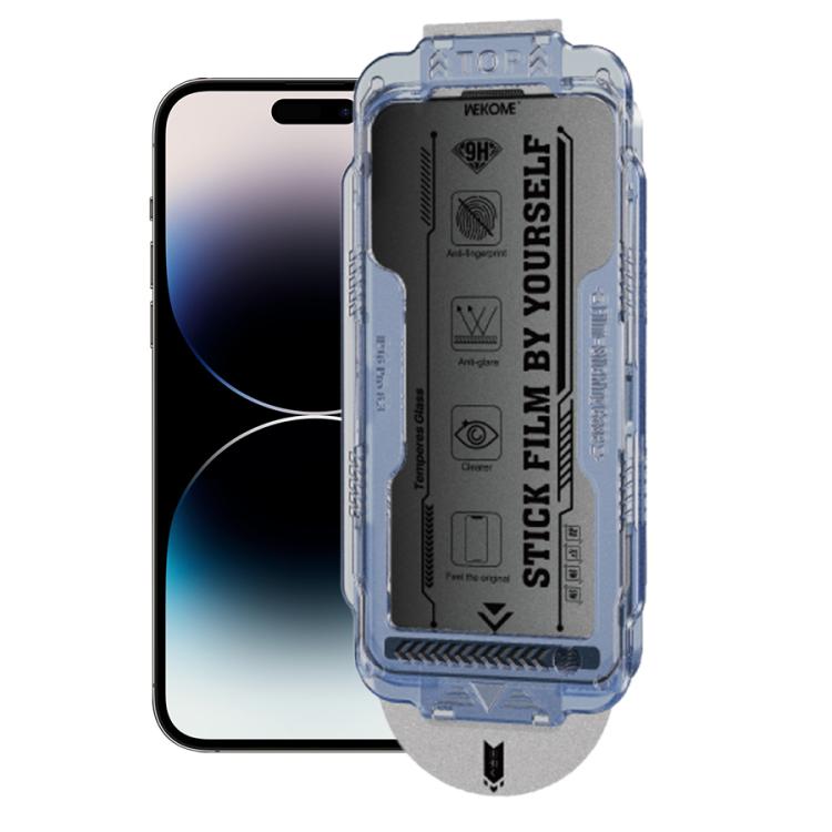 WK WTP-118 Easy Install 6D Curved Ultra-Fine Edge Frosted Privacy Tempered Glass Film