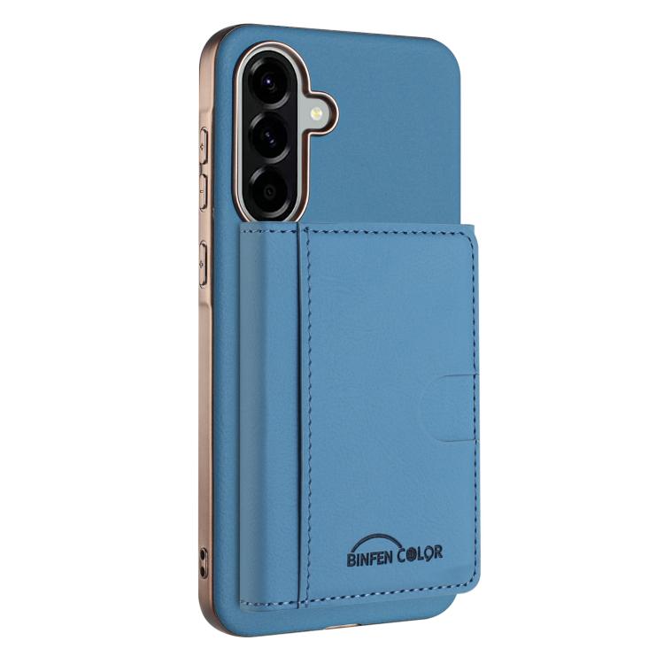 Solid Color Horizontal Magnetic Card Bag RFID MagSafe Phone Case, For Samsung Galaxy S25 5G, For Samsung Galaxy S25+ 5G, For Samsung Galaxy S25 Ultra 5G, For Samsung Galaxy S24 FE 5G, For Samsung Galaxy S24 Ultra 5G, For Samsung Galaxy S24+ 5G         ...