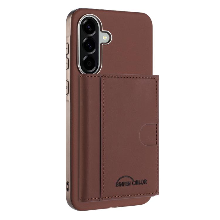 Solid Color Horizontal Magnetic Card Bag RFID MagSafe Phone Case, For Samsung Galaxy S25 5G, For Samsung Galaxy S25+ 5G, For Samsung Galaxy S25 Ultra 5G, For Samsung Galaxy S24 FE 5G, For Samsung Galaxy S24 Ultra 5G, For Samsung Galaxy S24+ 5G         ...