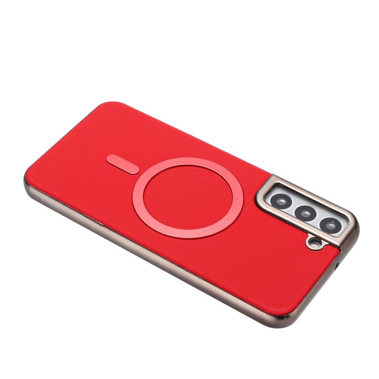 Solid Color Plating MagSafe Full Coverage Phone Case, For Samsung Galaxy S25 5G, For Samsung Galaxy S25+ 5G, For Samsung Galaxy S25 Ultra 5G, For Samsung Galaxy S24 FE 5G, For Samsung Galaxy S24 Ultra 5G, For Samsung Galaxy S24+ 5G                     ...