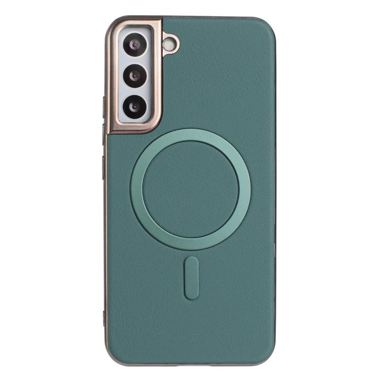 Solid Color Plating MagSafe Full Coverage Phone Case, For Samsung Galaxy S25 5G, For Samsung Galaxy S25+ 5G, For Samsung Galaxy S25 Ultra 5G, For Samsung Galaxy S24 FE 5G, For Samsung Galaxy S24 Ultra 5G, For Samsung Galaxy S24+ 5G                     ...