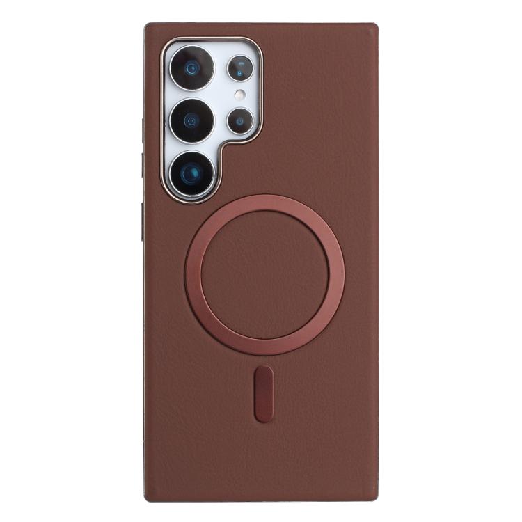 Solid Color Plating MagSafe Full Coverage Phone Case, For Samsung Galaxy S25 5G, For Samsung Galaxy S25+ 5G, For Samsung Galaxy S25 Ultra 5G, For Samsung Galaxy S24 FE 5G, For Samsung Galaxy S24 Ultra 5G, For Samsung Galaxy S24+ 5G                     ...