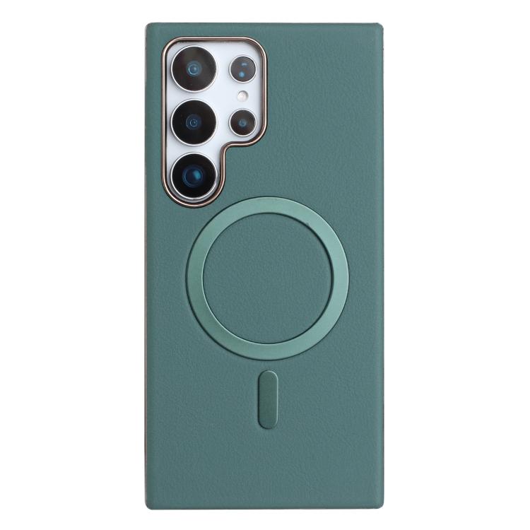 Solid Color Plating MagSafe Full Coverage Phone Case, For Samsung Galaxy S25 5G, For Samsung Galaxy S25+ 5G, For Samsung Galaxy S25 Ultra 5G, For Samsung Galaxy S24 FE 5G, For Samsung Galaxy S24 Ultra 5G, For Samsung Galaxy S24+ 5G                     ...