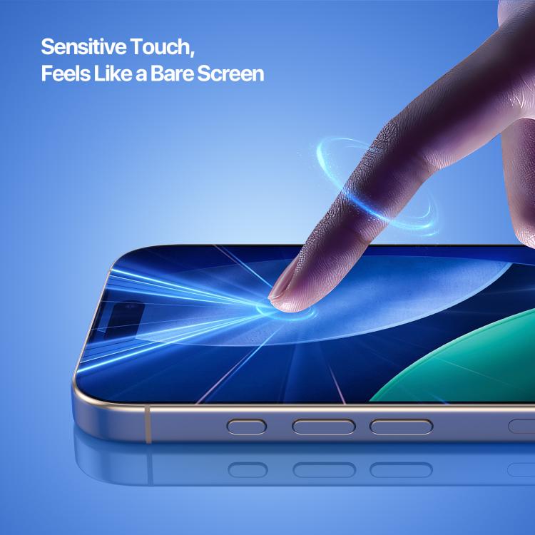 DUX DUCIS Roga Series 2.5D HD Fully Transparent Tempered Screen Protector with Dust Removal Quick-Attach Box