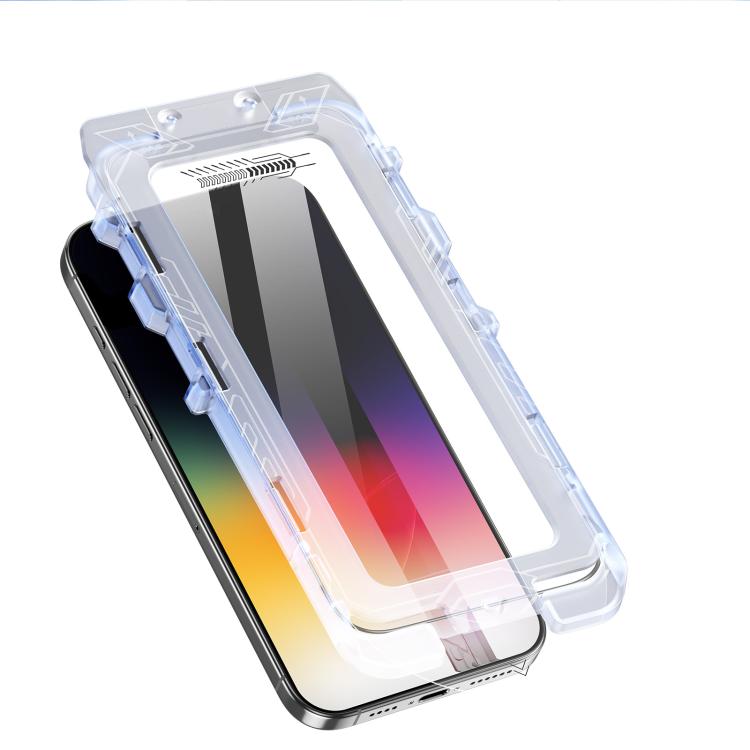 DUX DUCIS Roga Series 2.5D HD Fully Transparent Tempered Screen Protector with Dust Removal Quick-Attach Box