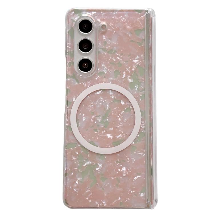 Magnetic Axis Pearlescent Shell Texture MagSafe Phone Case