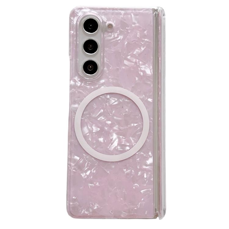 Magnetic Axis Pearlescent Shell Texture MagSafe Phone Case