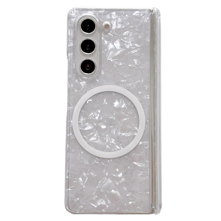 Magnetic Axis Pearlescent Shell Texture MagSafe Phone Case