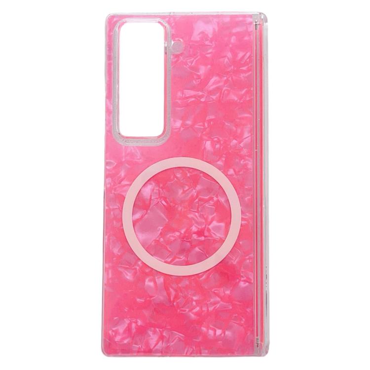 Magnetic Axis Pearlescent Shell Texture MagSafe Phone Case