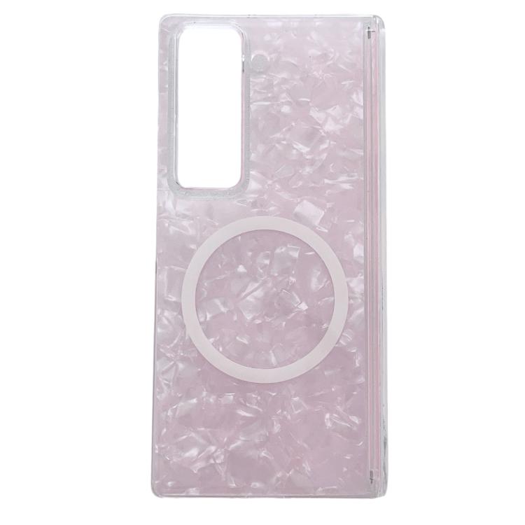 Magnetic Axis Pearlescent Shell Texture MagSafe Phone Case