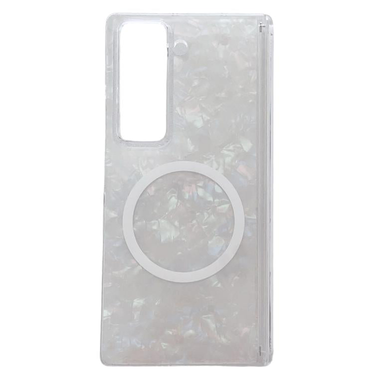 Magnetic Axis Pearlescent Shell Texture MagSafe Phone Case