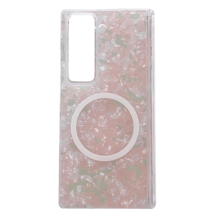 Magnetic Axis Pearlescent Shell Texture MagSafe Phone Case