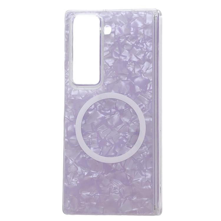 Magnetic Axis Pearlescent Shell Texture MagSafe Phone Case