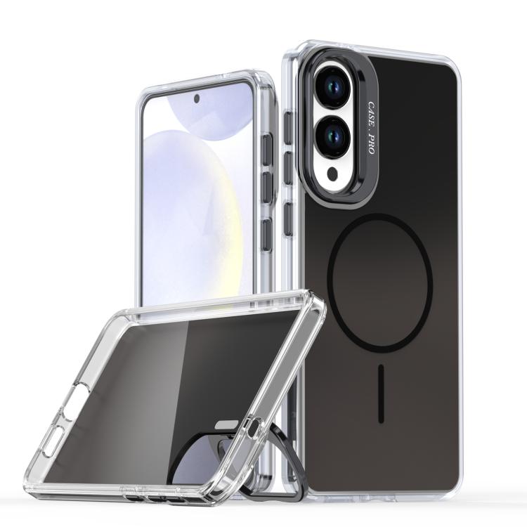 Gradient Discolor Lens Kickstand Magsafe Phone Case, For Samsung Galaxy S26+ 5G, For Samsung Galaxy S26 Ultra 5G, For Samsung Galaxy S26 5G, For Samsung Galaxy S25 Edge 5G, For Samsung Galaxy S25 / S24 5G, For Samsung Galaxy S25+ / S24+ 5G             ...