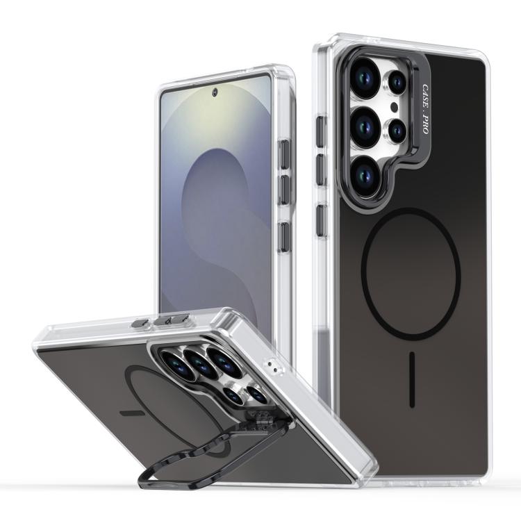 Gradient Discolor Lens Kickstand Magsafe Phone Case, For Samsung Galaxy S26+ 5G, For Samsung Galaxy S26 Ultra 5G, For Samsung Galaxy S26 5G, For Samsung Galaxy S25 Edge 5G, For Samsung Galaxy S25 / S24 5G, For Samsung Galaxy S25+ / S24+ 5G             ...