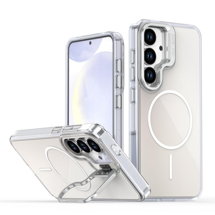 Gradient Discolor Lens Kickstand Magsafe Phone Case, For Samsung Galaxy S23+ 5G, For Samsung Galaxy S23 5G