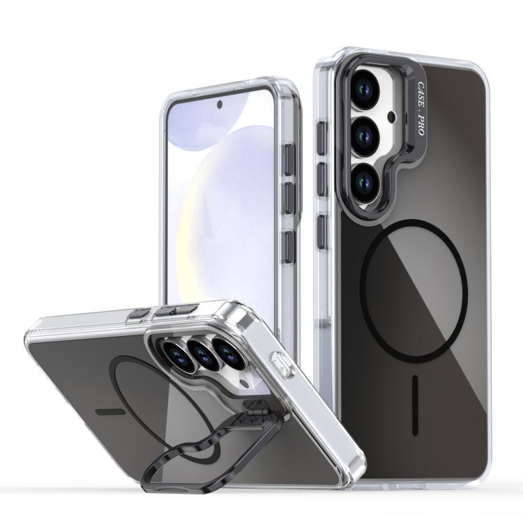 Gradient Discolor Lens Kickstand Magsafe Phone Case, For Samsung Galaxy S23+ 5G, For Samsung Galaxy S23 5G