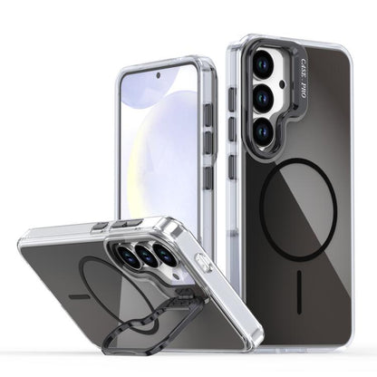 Gradient Discolor Lens Kickstand Magsafe Phone Case, For Samsung Galaxy S23+ 5G, For Samsung Galaxy S23 5G